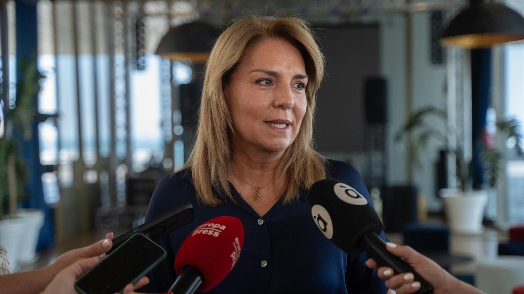 La vicepresidenta primera y portavoz del Gobierno valenciano, Susana Camarero. Jorge Gil / EP