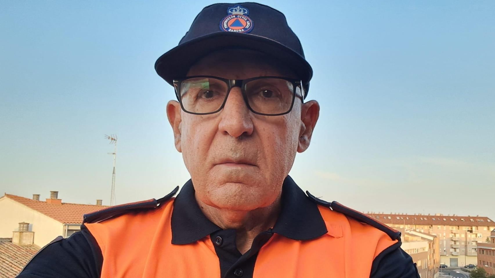 Luis Vicente Pastor, jefe de agrupación de Protección Civil de Zamora capital