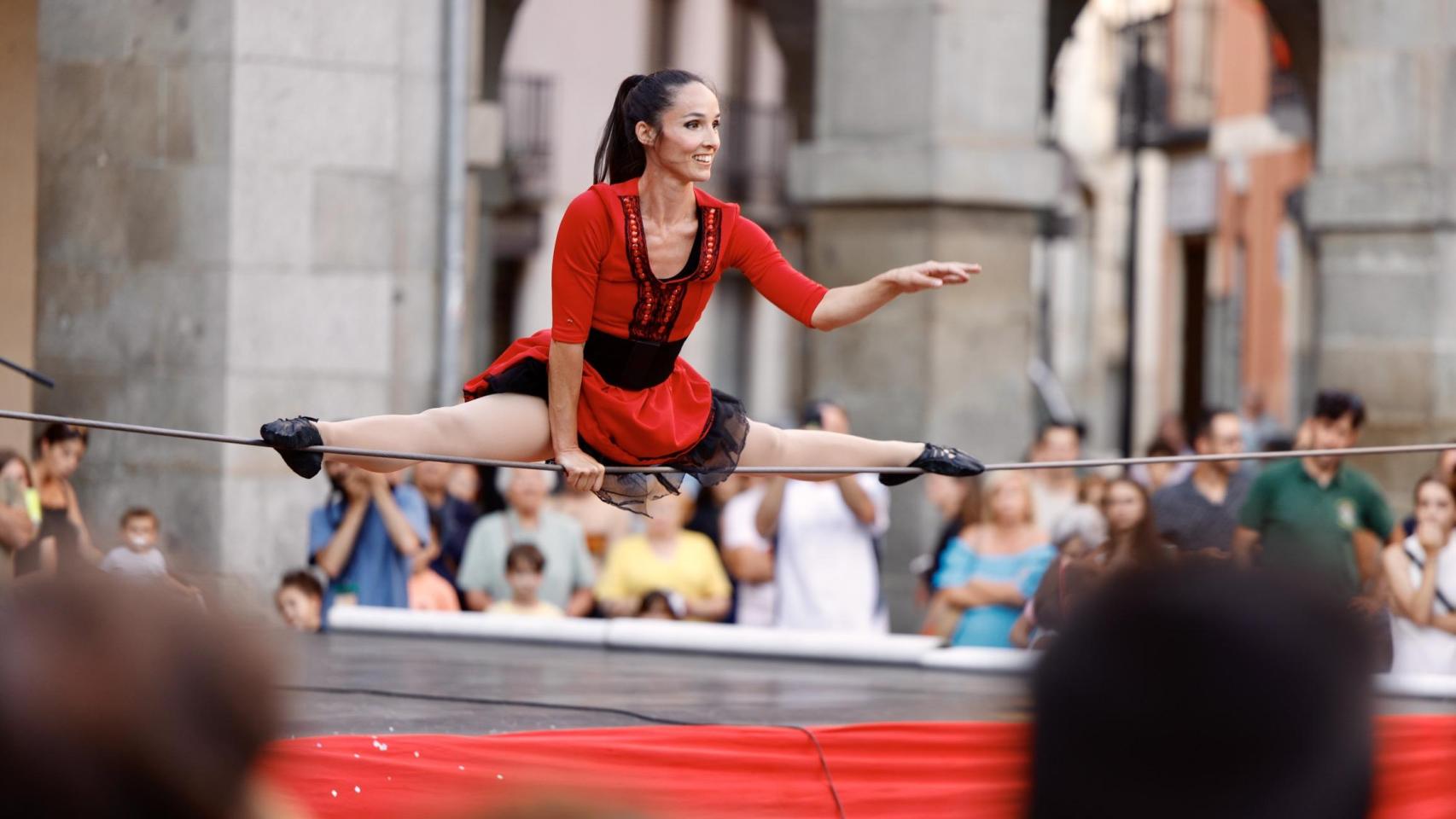 Imagen de una pasada edición del festival Cir&Co en la ciudad de Ávila