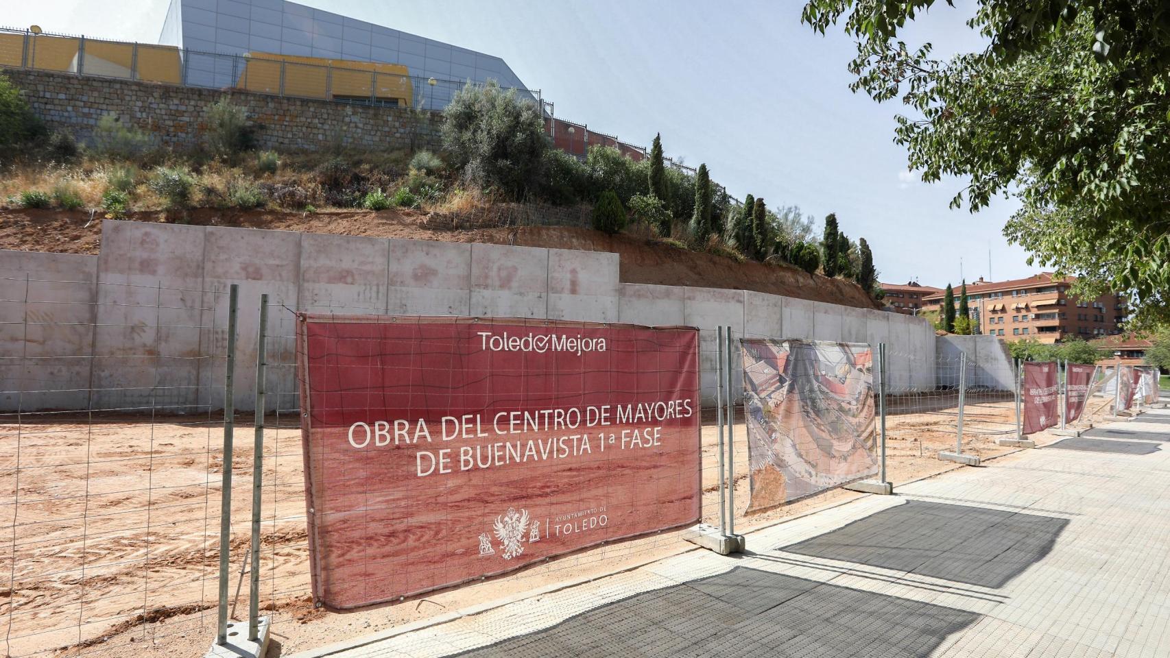 Parcela donde se levantará el centro de mayores de Buenavista.