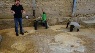 Un nuevo mosaico hallado en Écija corrobora el lujo, la ostentación y la riqueza de los aristócratas romanos