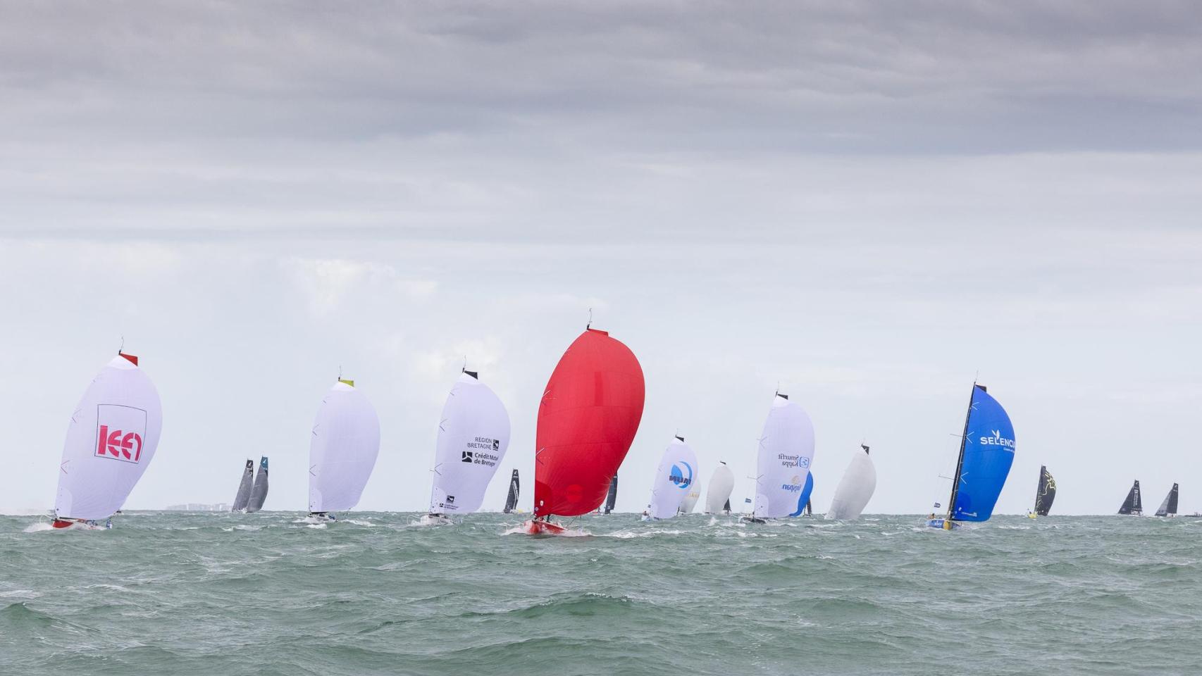 Imagen de archivo de la flota de La Solitaire du Figaro Paprec.