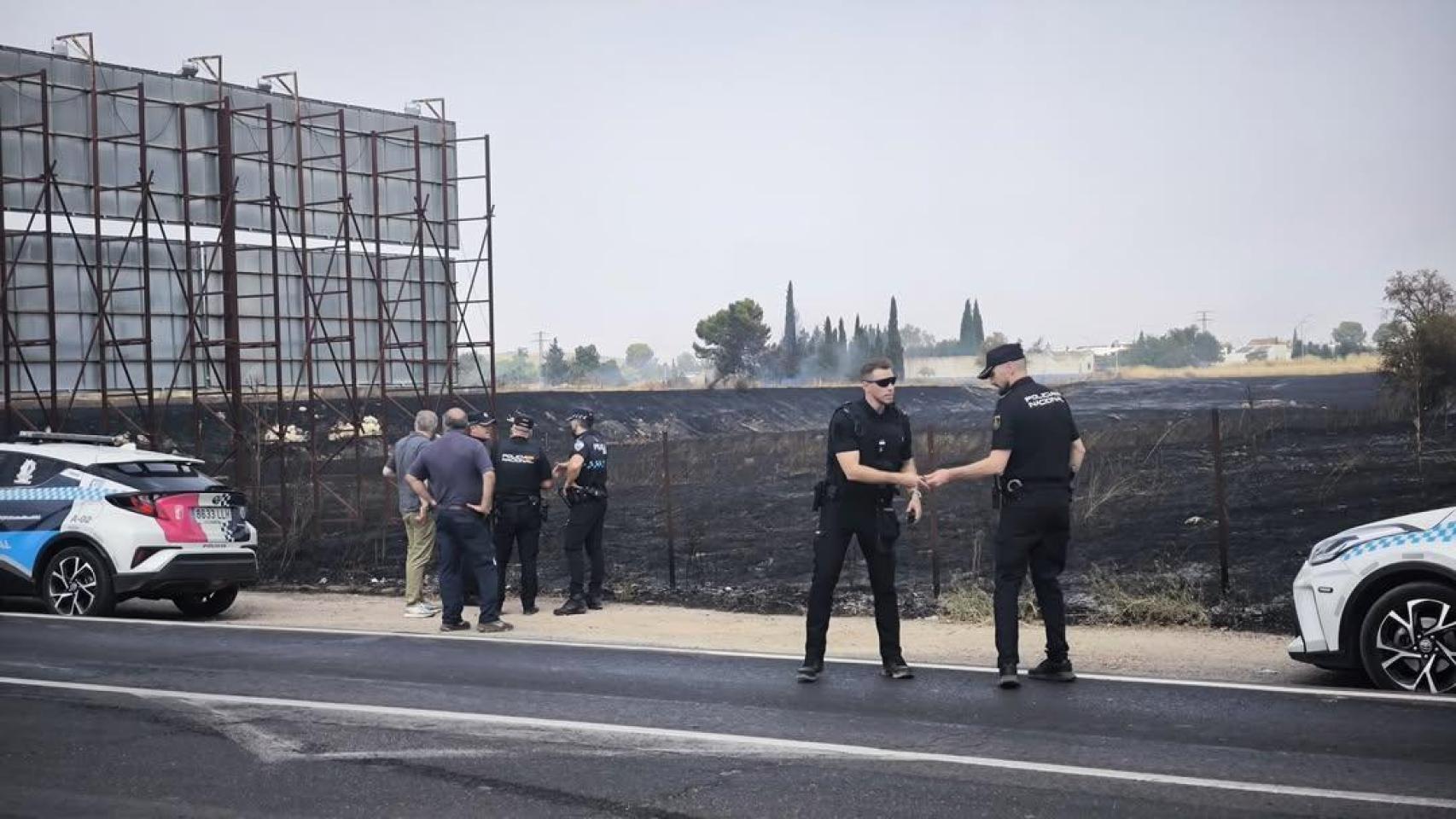 Incendio en Ciudad Real. Foto: Ayuntamiento.