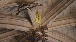 El Pikachu atrapado en las bóvedas de San Juan de los Reyes desde hace casi dos décadas: piden declararlo BIC