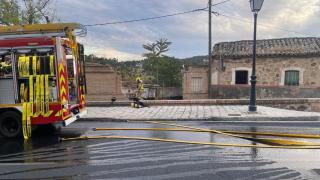 Sustos en los barrios de Palomarejos y la Cornisa de Toledo por dos incendios que se saldan sin heridos