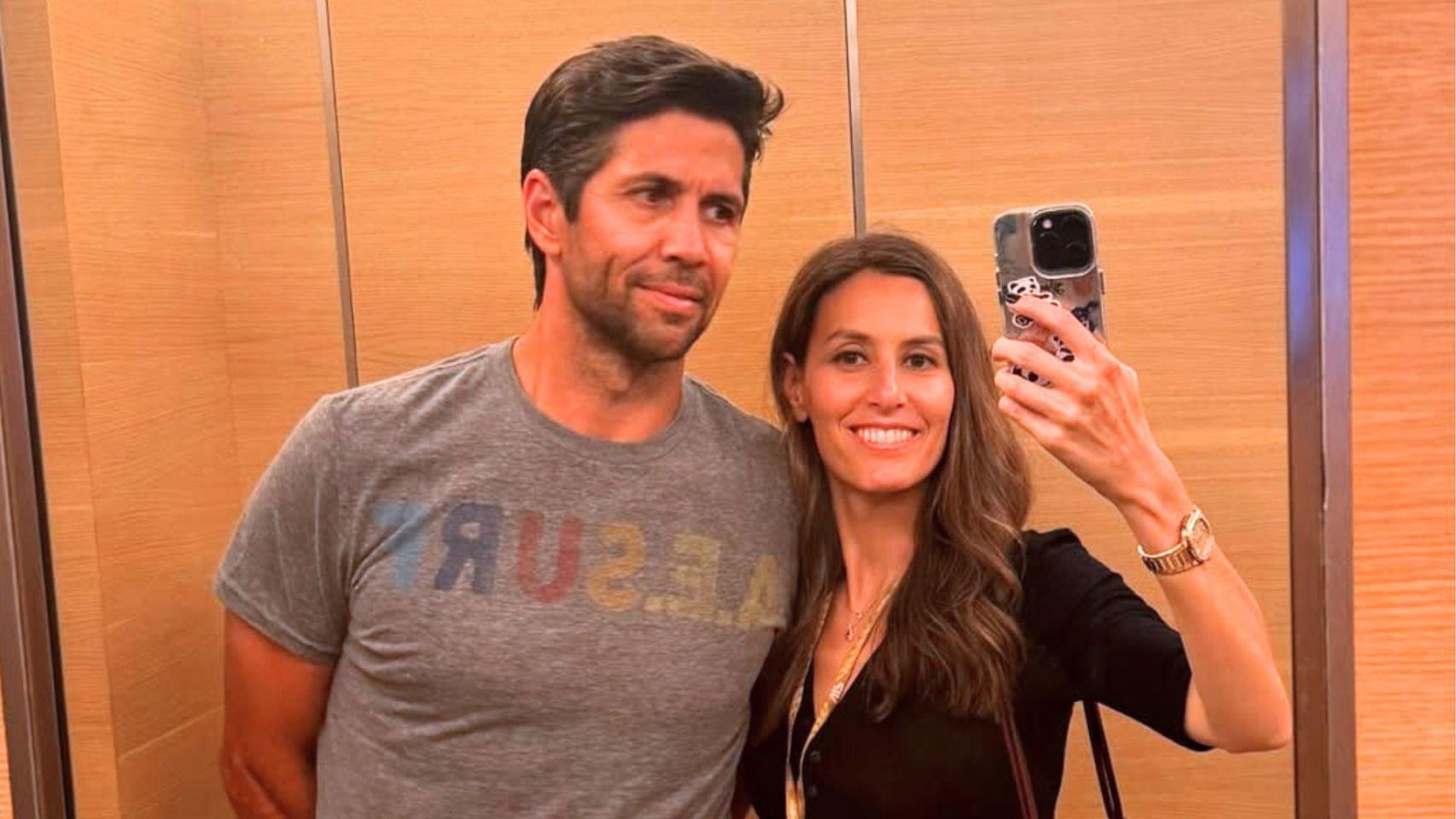 Ana Boyer y Fernando Verdasco, en una imagen de sus redes sociales.