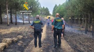 Localizan al autor del incendio de San Justo de la Vega: tiene 73 años y dejó varias colillas encendidas