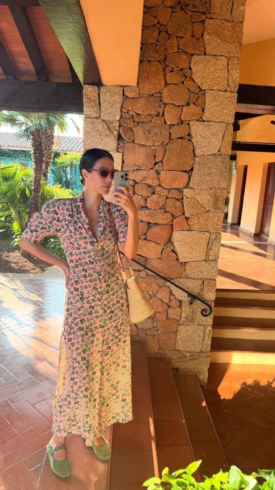 Sassa de Osma, durante sus vacaciones en Sardinia, en su cuenta de Instagram.