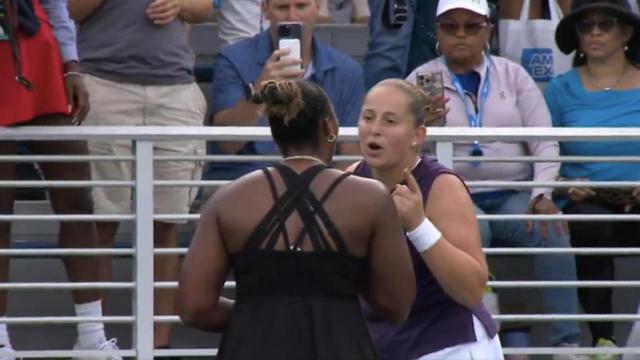 Ostapenko y su tensa pelea con Townsend en el US Open