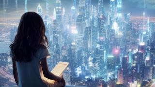 persona-mirando-el-cielo-mistico-futurista-de-otro-mundo