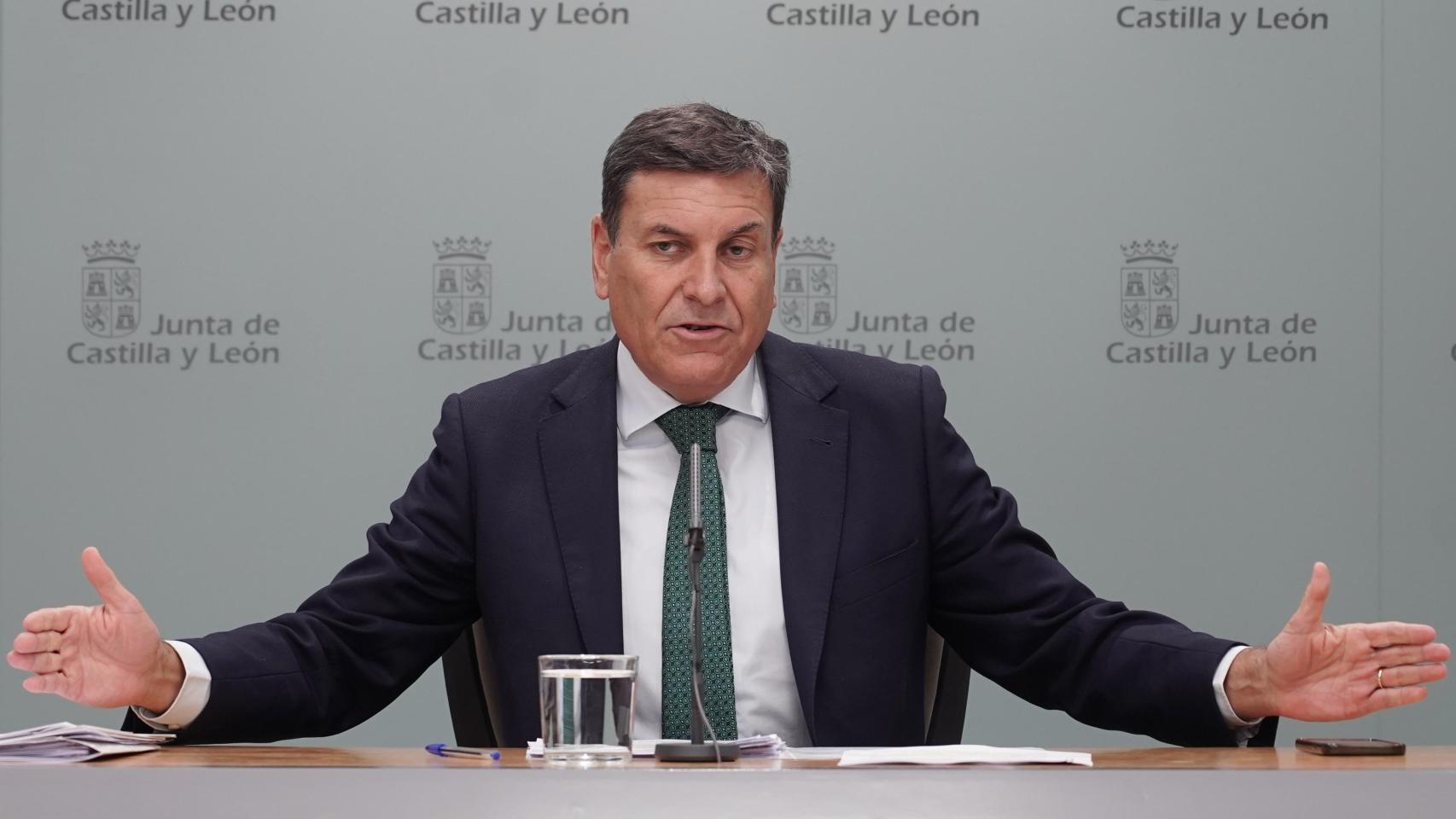 Carlos Fernández Carriedo, portavoz de la Junta de Castilla y León