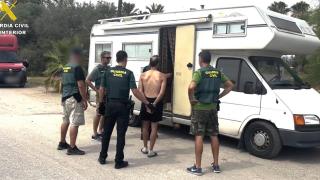 Detenido en una playa de Málaga capital tras causar seis incendios en la provincia este verano