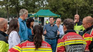"Mañueco da la cara. Está en el territorio": Carriedo apoya al presidente tras el desplante de los brigadistas en Zamora