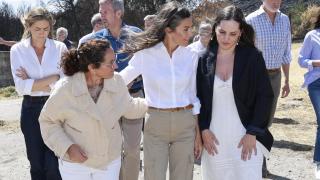 Los detalles de la visita de Letizia a Ourense: su atención, cariño y apoyo a las víctimas de los incendios