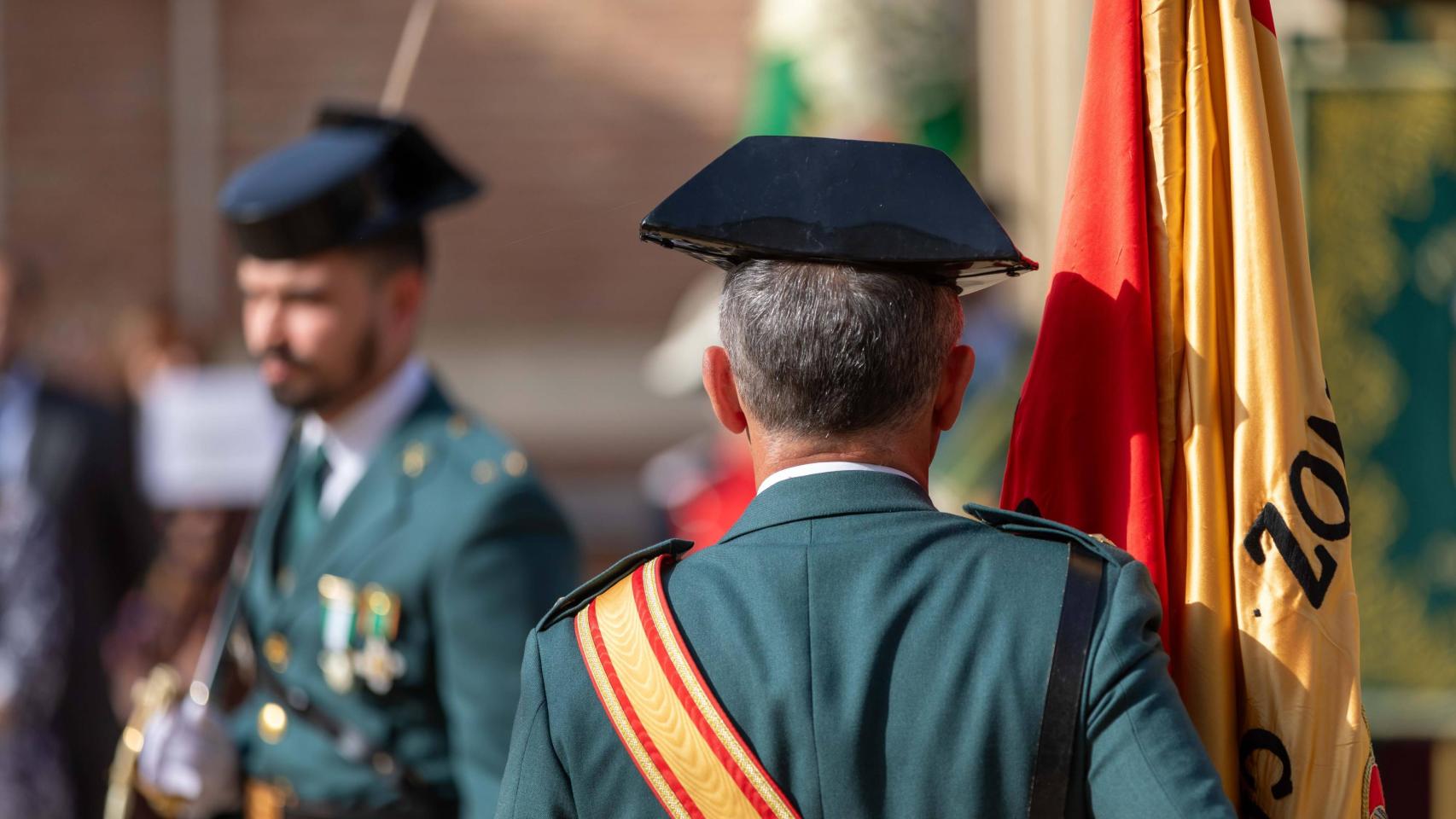 Un desfile de la Guardia Civil.