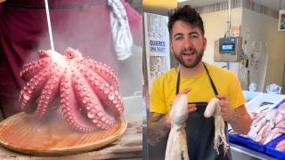 Fran, pescadero malagueño, sobre cocinar pulpo: "Para que quede tierno, lo primero es saber cuál comprar"