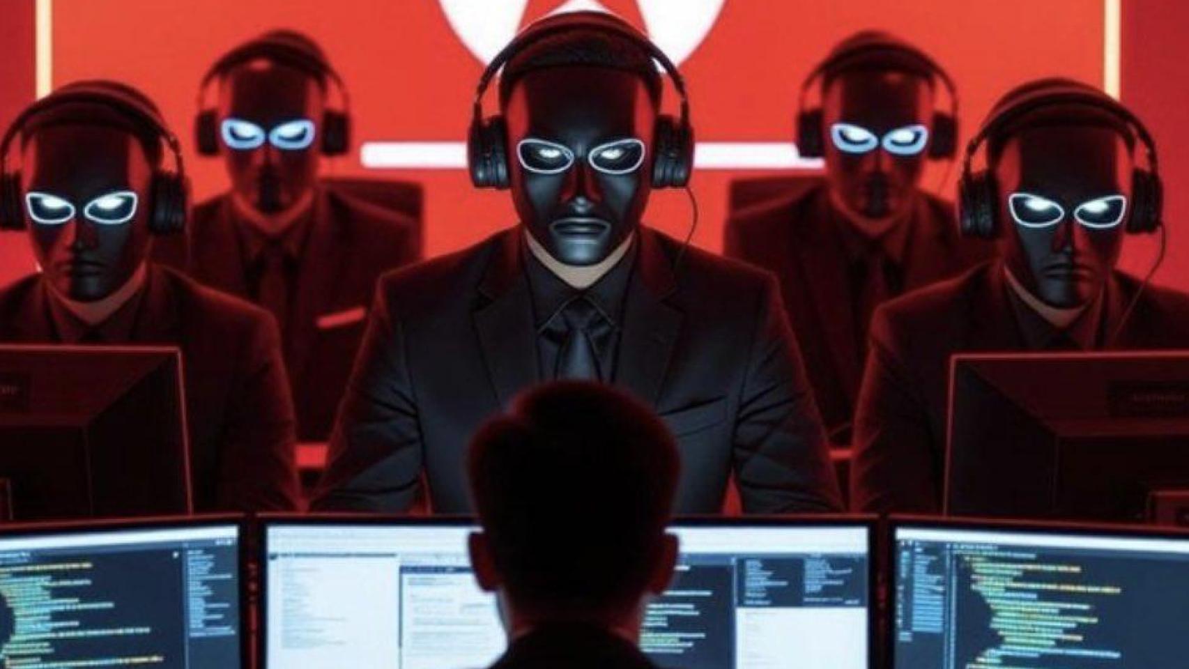 Imagen representativa de hackers en acción.