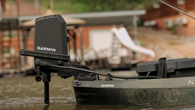 El motor eléctrico para kayak Garmin Force Current.