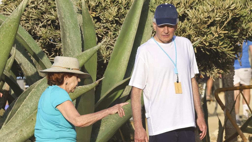Patricia Llosa y Álvaro Vargas Llosa, en una fotografía celebrada en Marbella el 17 de agosto.