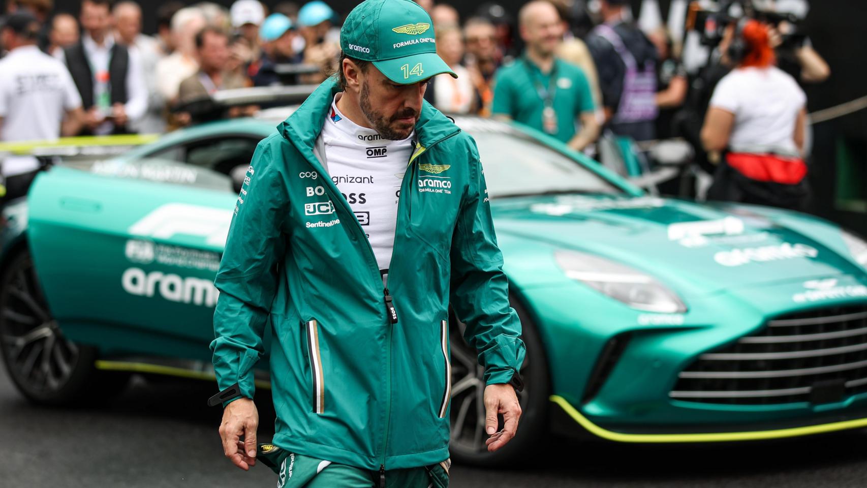Fernando Alonso en el Gran Premio de Sao Paulo 2024
