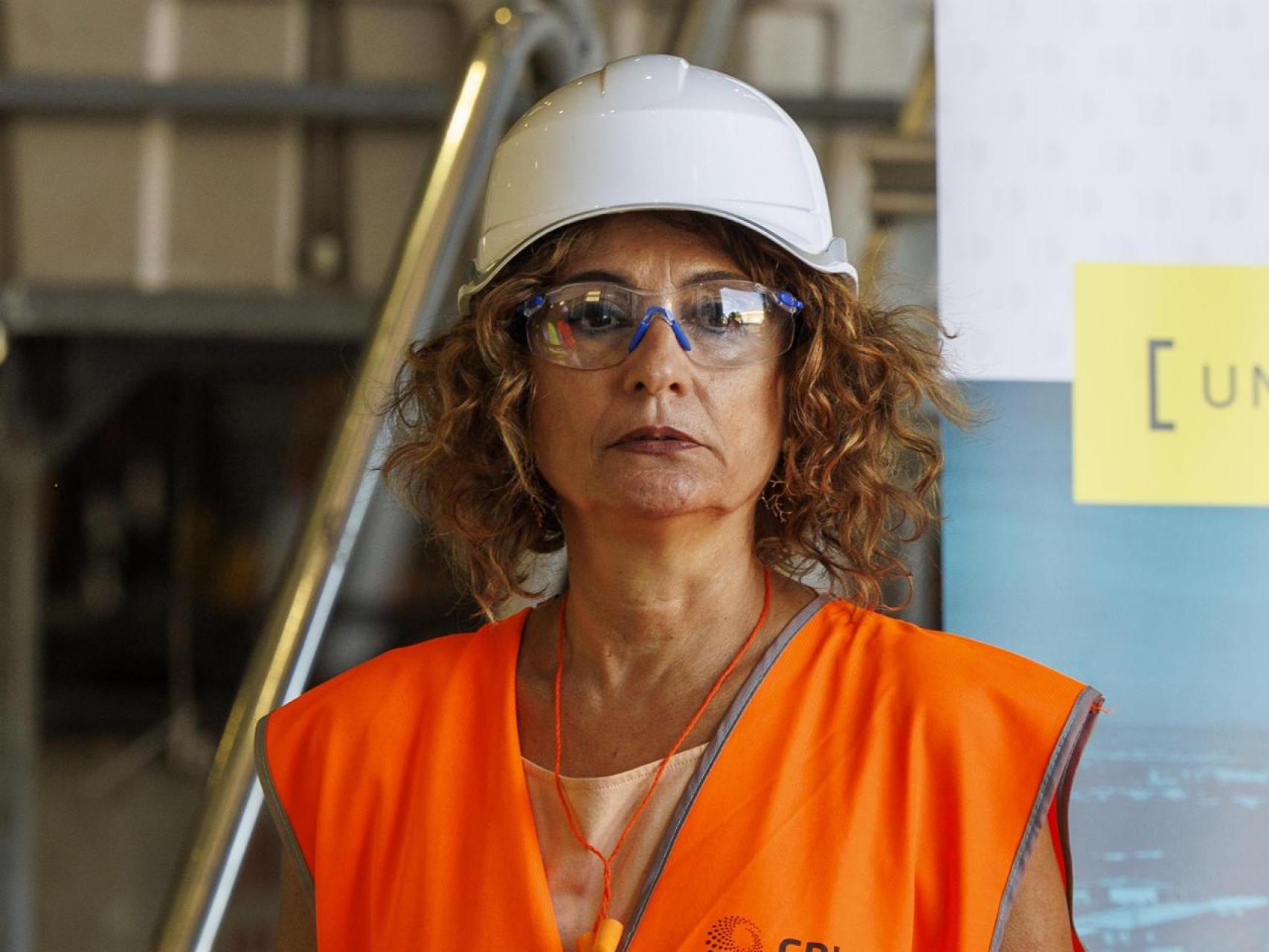 María Jesús Montero, vicepresidenta primera y ministra de Hacienda, este viernes.