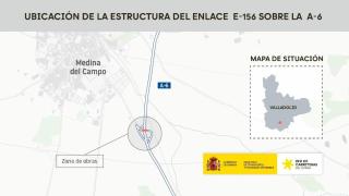 Corte de calzadas y desvíos al tráfico en la A-6, a su paso por la provincia de Valladolid: este es el motivo