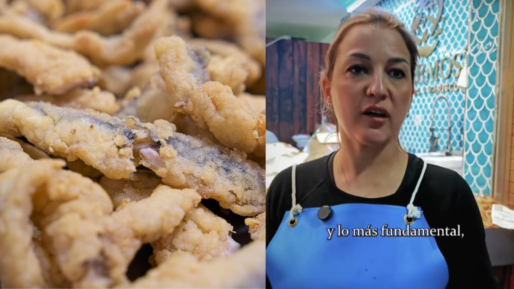 Jessica Herrera, pescadera.