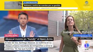 Tensión entre Javier Ruiz y la portavoz de Vox: "No convierta esto en una cuestión personal contra mí"