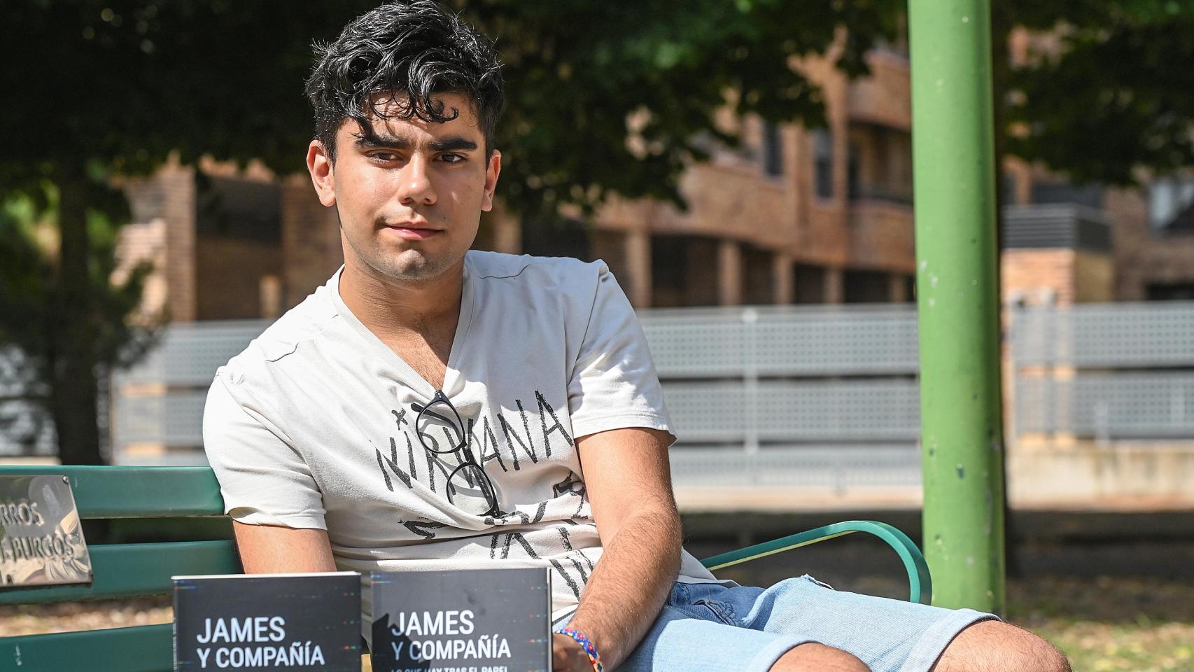 El joven escritor burgalés Marco Calle