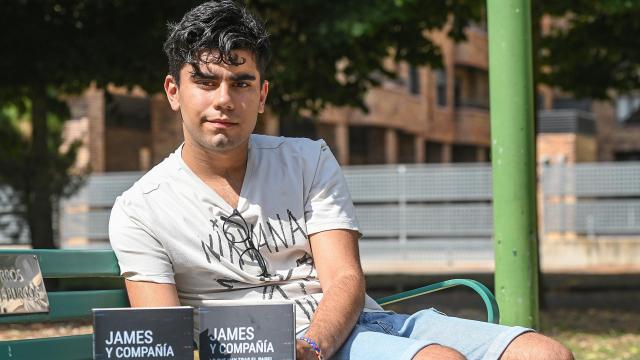 El joven escritor burgalés Marco Calle