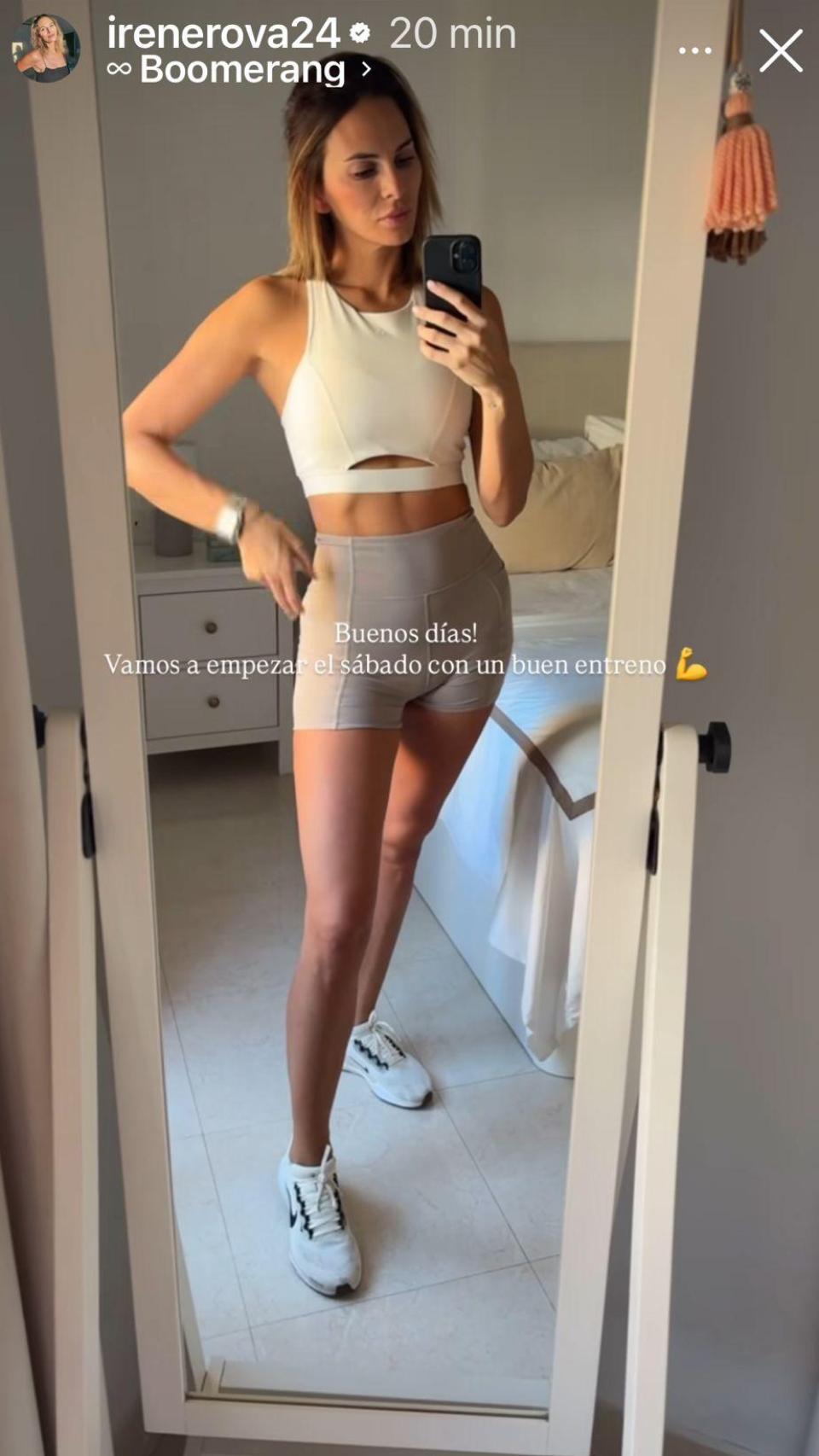 Irene Rosales, en una imagen de sus redes sociales.