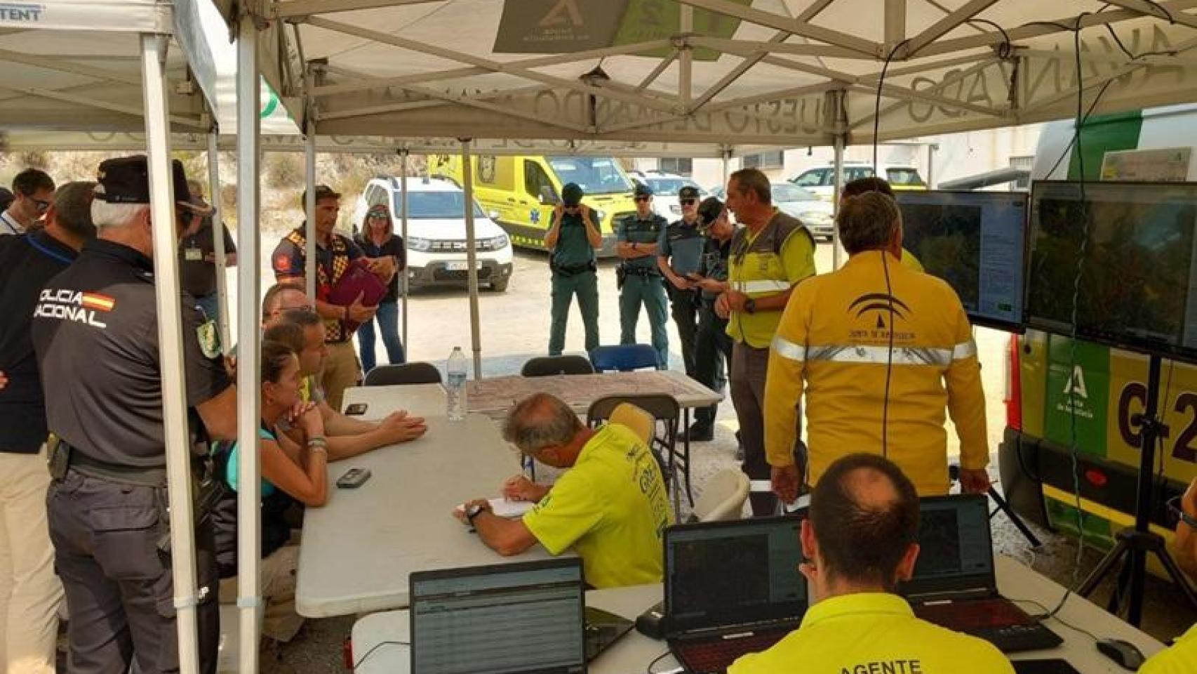 Puesto de Mando Avanzado en Lubrín.