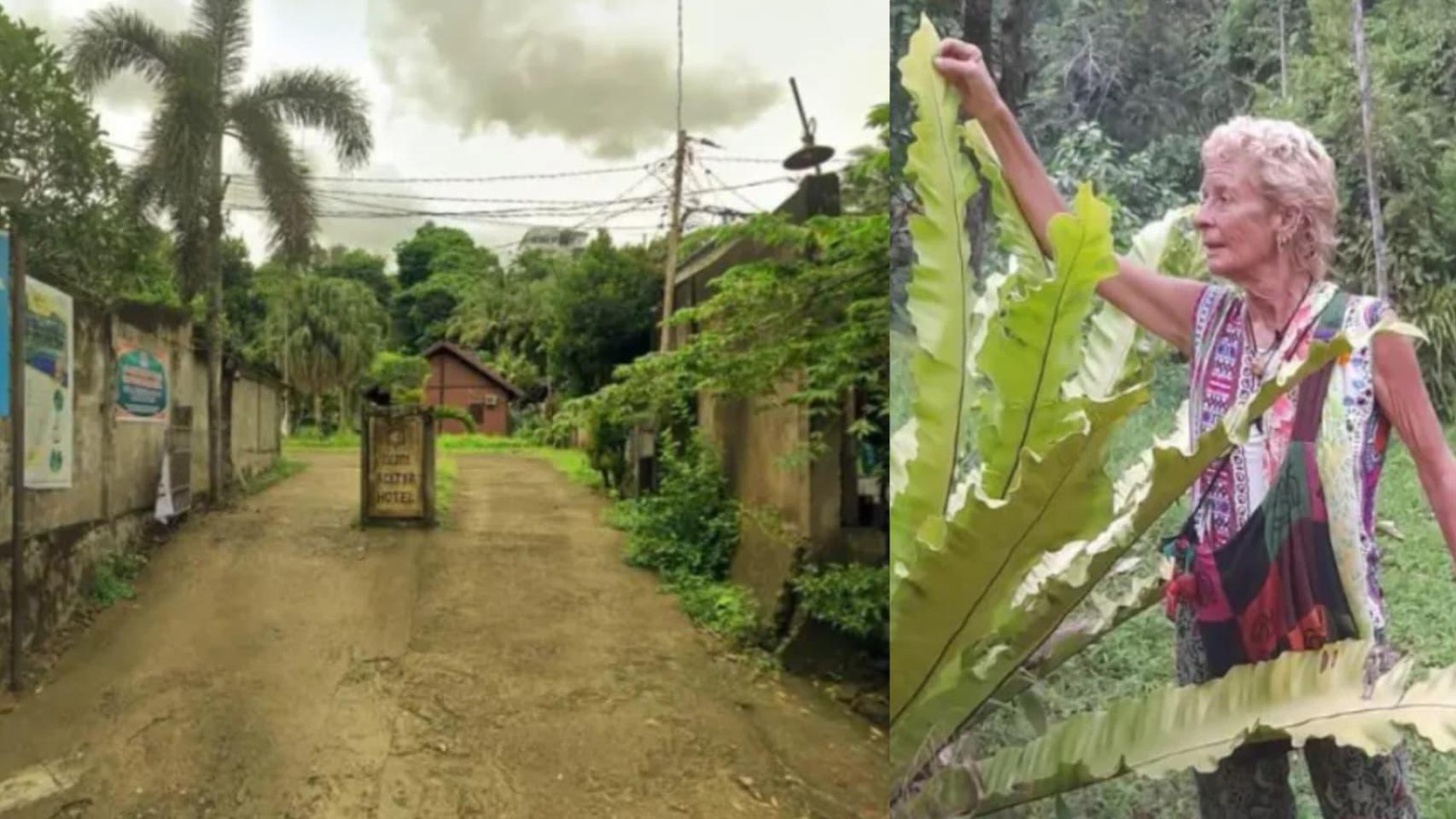 Vista de la entrada del hotel en el que se alojaba Mati Muñoz.