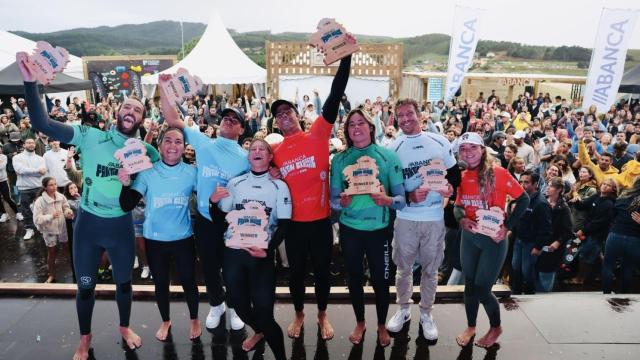 Imagen de la entrega de trofeos del Pantin Classic 2025.