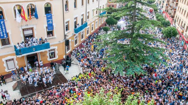 Foto de archivo del pregón de Ejea de los Caballeros.