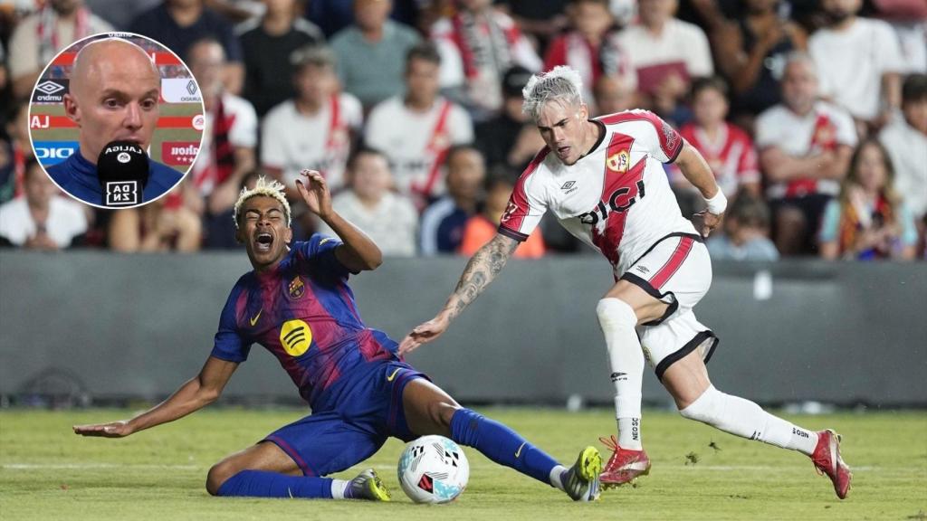 Imagen de la polémica jugada e Isi Palazón.