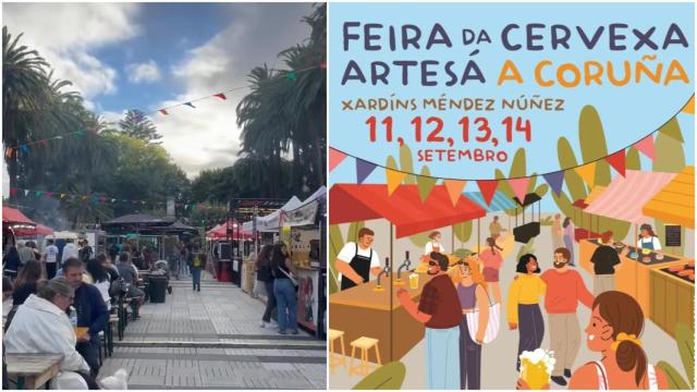 A Coruña tendrá una Feria de la Cerveza Artesana este mes en los Jardines de Méndez Núñez