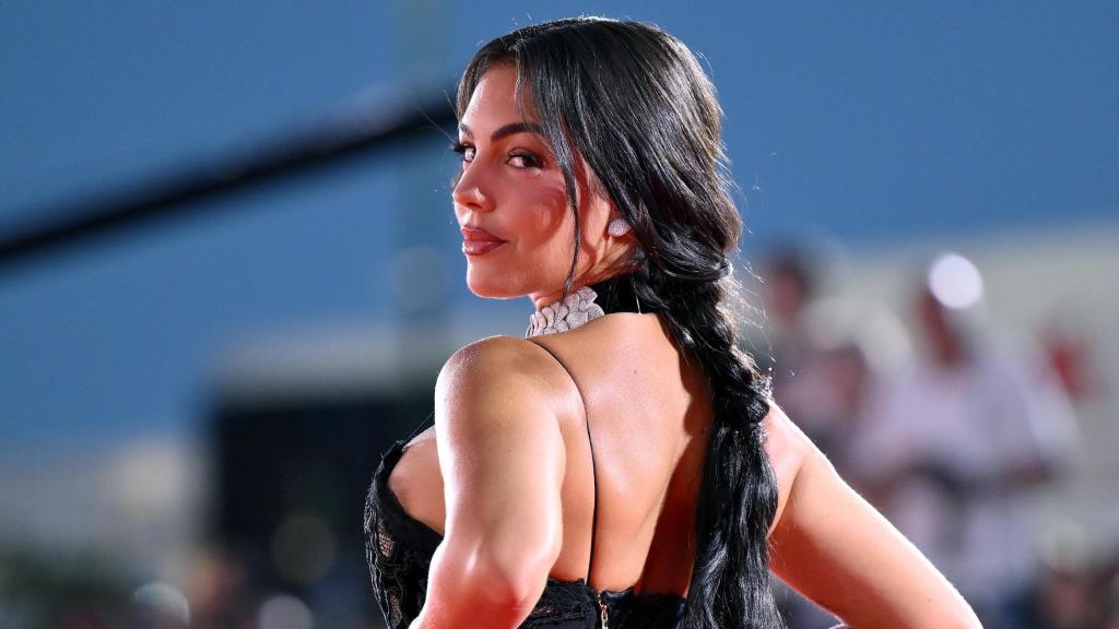 Georgina Rodríguez, en la alfombra roja de la película de Venecia 2025.