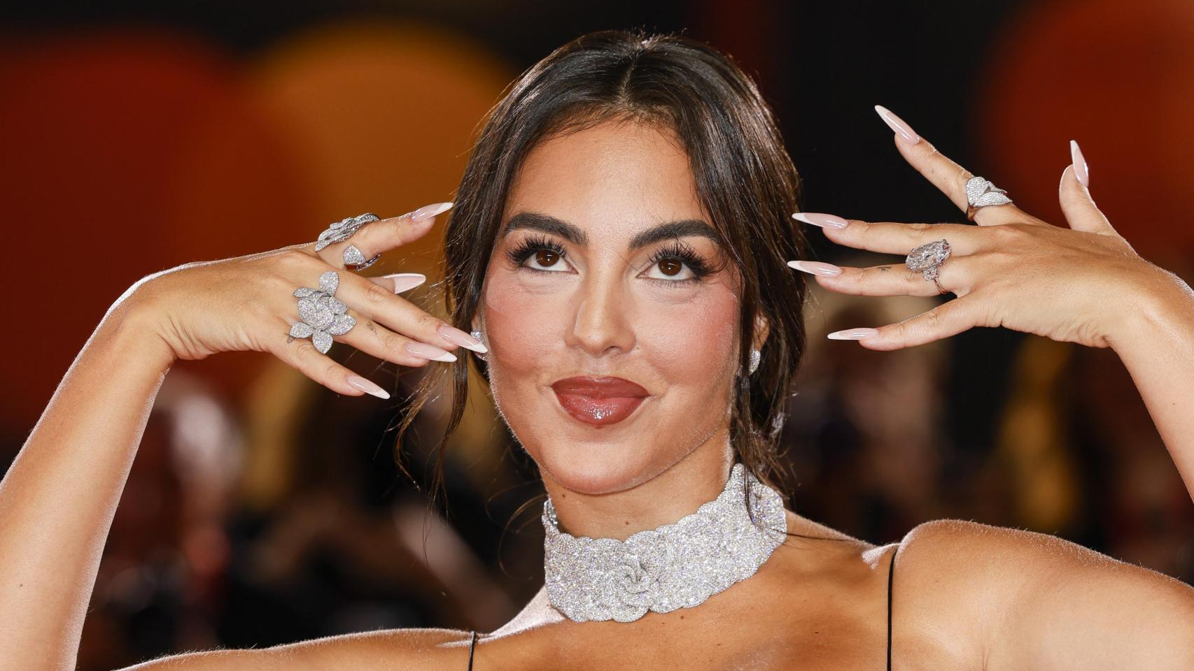 Georgina Rodríguez en el festival de cine de Venecia, este pasado domingo, día 31.