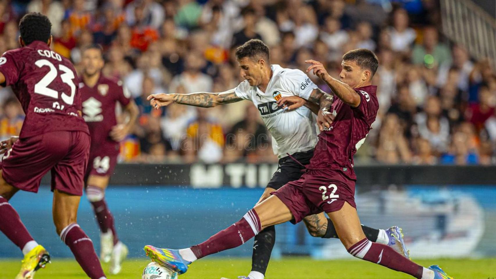 Partido València - Torino. À Punt