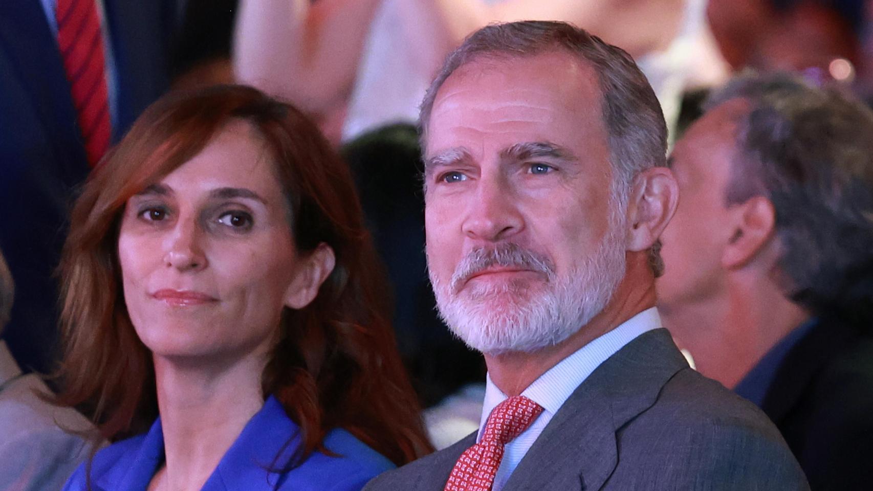 Felipe VI, en el acto que ha presidido este lunes, día 1 de septiembre.