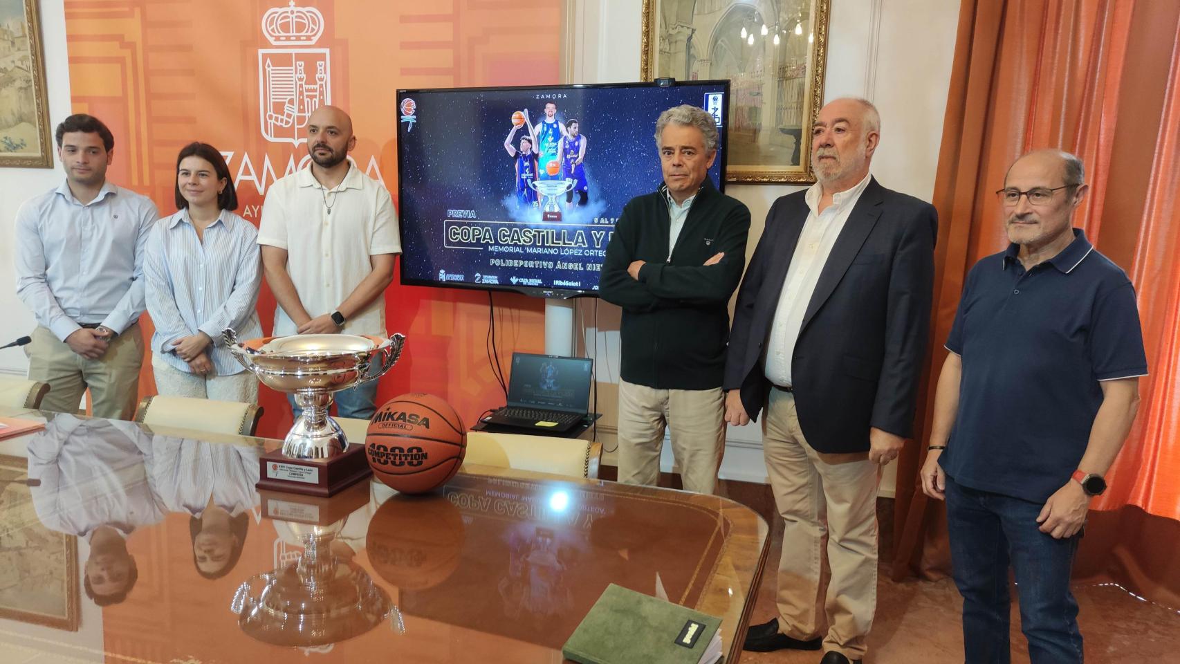 Presentación de la Copa Castilla y León de Baloncesto