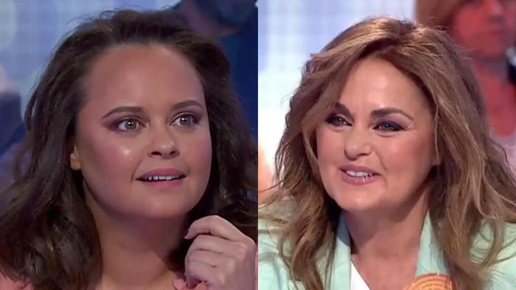 Shaila Dúrcal y Carmen Morales en 'Pasapalabra'.