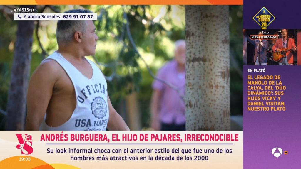 Pilar Vidal pide prudencia al hablar del cambio físico de Andrés Burguera:  “Nos podría pasar factura”
