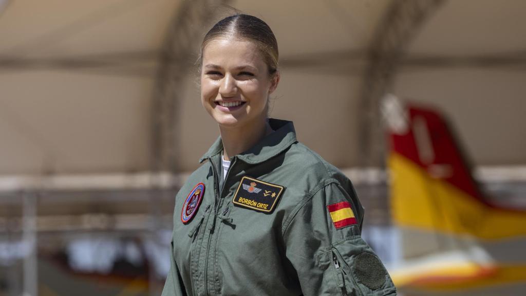 Princesa Leonor, este lunes en la Aga.