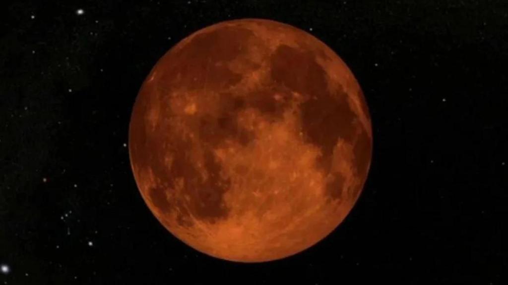 Imagen de una luna de sangre.