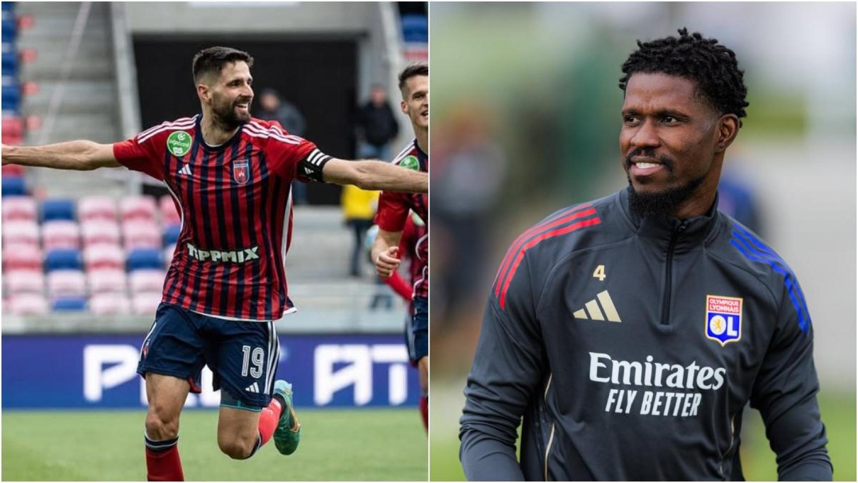 Kenan Kodro y Paul Akouokou.