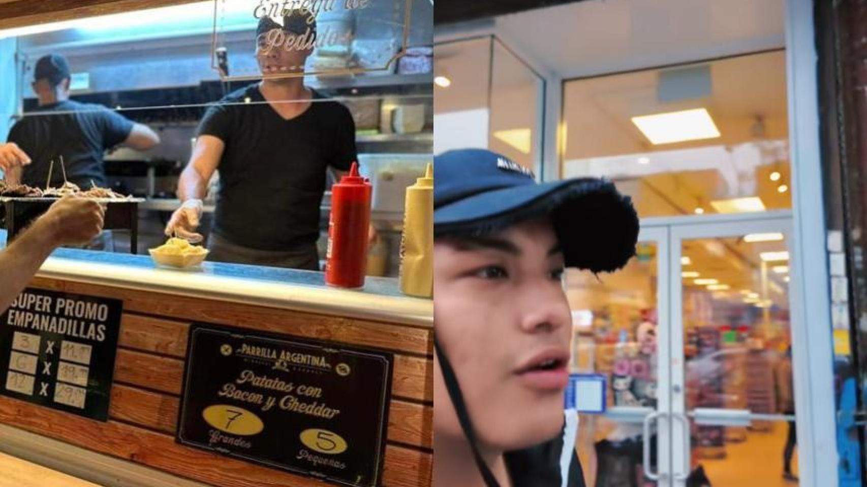 El influencer mencionó la presencia de comida ecuatoriana, peruana y colombiana.