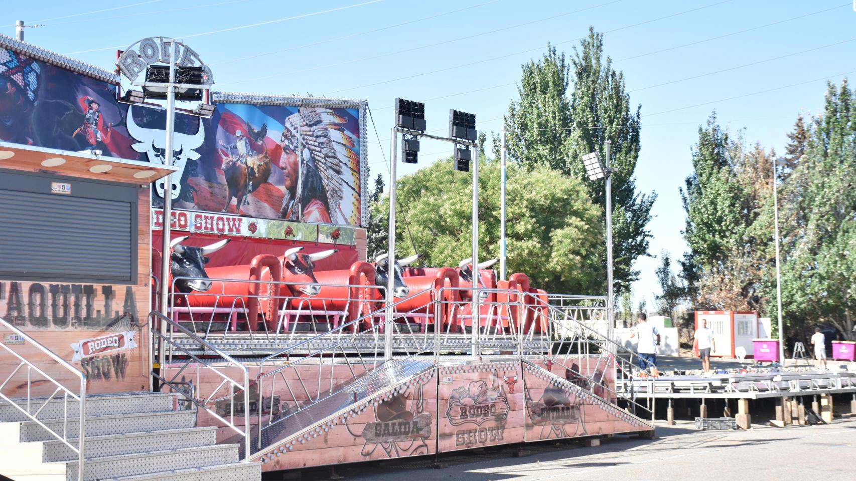 Una de las atracciones del Real de la Feria