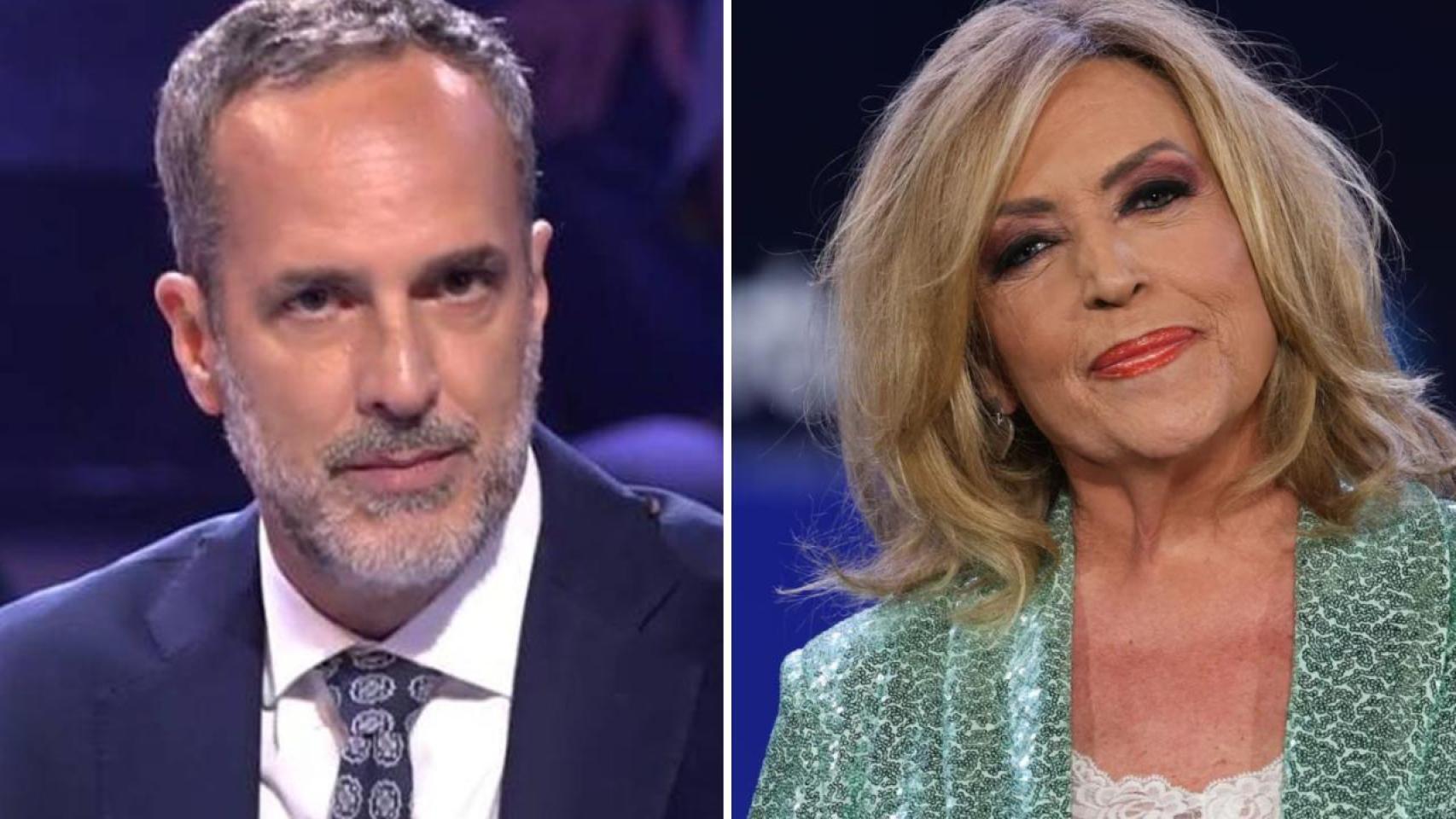 Santi Acosta y Lydia Lozano, en un fotomontaje de BLUPER.